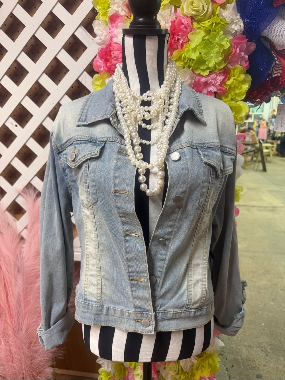 Stretch Denim Jacket